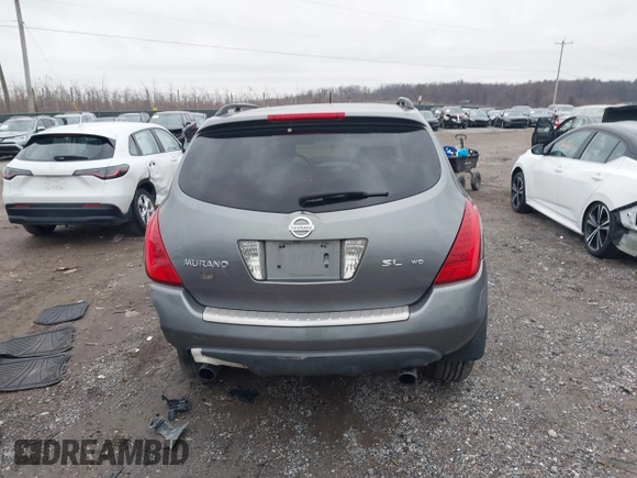 2006 Nissan Murano SL with VIN JN8AZ08W06W522298, listed as a IAAI auction lot 41149684 with 123,911 mi miles and . Bid and sale history available at DreamBid. Image 16.