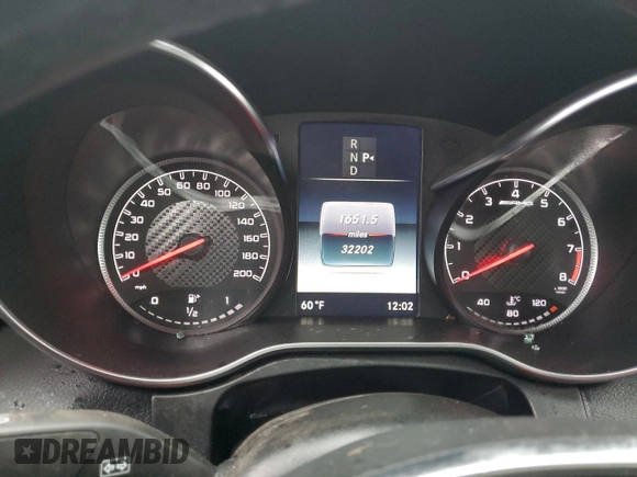 2017 Mercedes-Benz C 63 AMG with VIN WDDWK8GB0HF523852, listed as a Copart auction lot 83946354 with 32,202 mi miles and Salvage title. Bid and sale history available at DreamBid. Image 9.