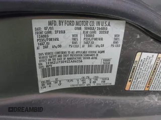 2002 Ford Explorer XLT с VIN 1FMZU73E92ZA86236, выставлен на аукционе IAAI как лот 42312213 с пробегом Не указан миль и . История ставок и продаж доступна на DreamBid. Изображение 9.