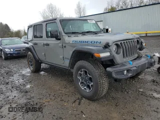 2023 Jeep Wrangler Rubicon with VIN 1C4JJXR68PW696504, listed as a Copart auction lot 50996915 with 44,947 mi miles and Salvage title. Bid and sale history available at DreamBid. Image 4.