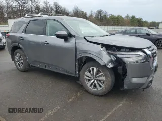 2024 Nissan Pathfinder SL with VIN 5N1DR3CC4SC202173, listed as a Copart auction lot 53328605 with 6,268 mi miles and Salvage title. Bid and sale history available at DreamBid. Image 4.