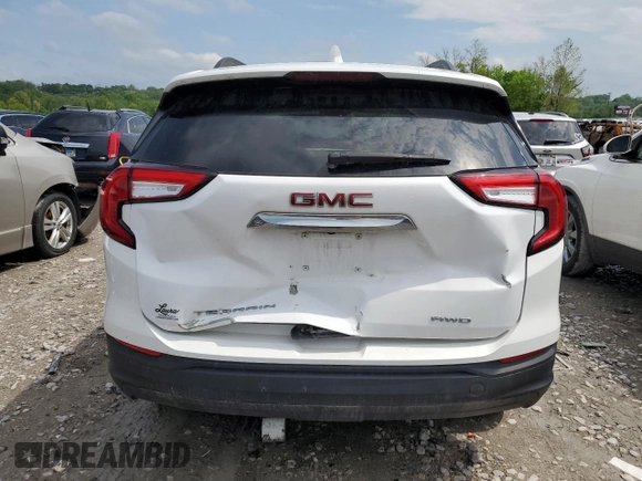 2022 GMC Terrain SLE z VIN 3GKALTEV3NL128085, wystawiony jako Copart lot #55044035 z przebiegiem 89 619 mil mil oraz Szkoda całkowita • Salvage title. Historia ofert i sprzedaży dostępna na DreamBid. Obrazek 6.
