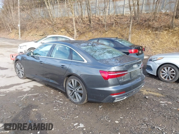 2019 Audi A6 Premium Plus with VIN WAUL2AF25KN109319, listed as a IAAI auction lot 41838287 with 61,556 mi miles. Bid and sale history available at carsss.com. Image 3.