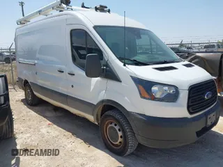 2019 Ford Transit with VIN 1FTBW2CM3KKB42223, listed as a IAAI auction lot 41965322 with 140,755 mi miles. Bid and sale history available at carsss.com. Image 1.
