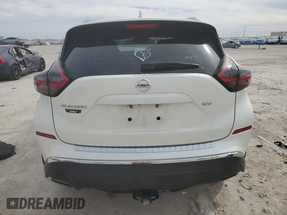 2022 Nissan Murano SV z VIN 5N1AZ2BJ2NC118726, wystawiony jako Copart lot #49034045 z przebiegiem 35 575 mil mil oraz Szkoda całkowita • Salvage title. Historia ofert i sprzedaży dostępna na DreamBid. Obrazek 6.