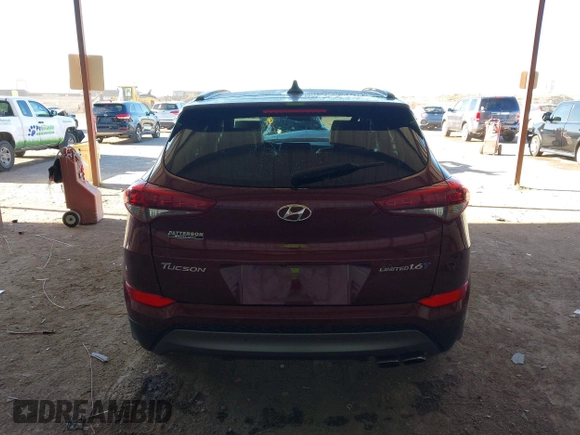 2016 Hyundai Tucson Limited with VIN KM8J33A21GU069937, listed as a IAAI auction lot 41861070 with 126,716 mi miles. Bid and sale history available at carsss.com. Image 16.