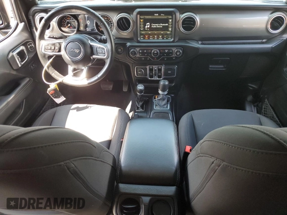 2018 Jeep Wrangler Unlimited Sahara with VIN 1C4HJXEGXJW229881, listed as a Copart auction lot 58762775 with 82,470 mi miles and Salvage title. Bid and sale history available at DreamBid. Image 8.