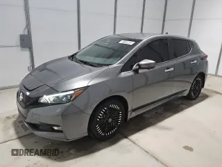2023 Nissan LEAF SV Plus z VIN 1N4CZ1CV9PC559559, wystawiony jako Copart lot #56128505 z przebiegiem 7 086 mil mil oraz Czysty tytuł • Clean title. Historia ofert i sprzedaży dostępna na DreamBid. Obrazek 1.
