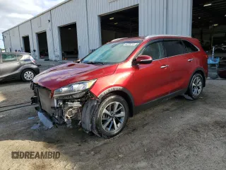 2019 Kia Sorento EX Sport with VIN 5XYPH4A58KG463994, listed as a Copart auction lot 44378215 with 100,514 mi miles and Salvage title. Bid and sale history available at DreamBid. Image 1.