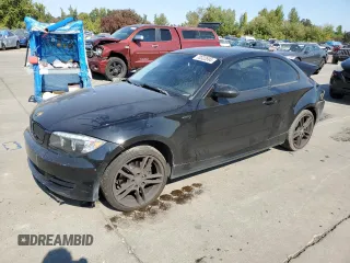 2008 BMW 1 Series 128i with VIN WBAUP93518VF47866, listed as a Copart auction lot 70322894 with Not provided miles and Salvage title. Bid and sale history available at DreamBid. Image 1.