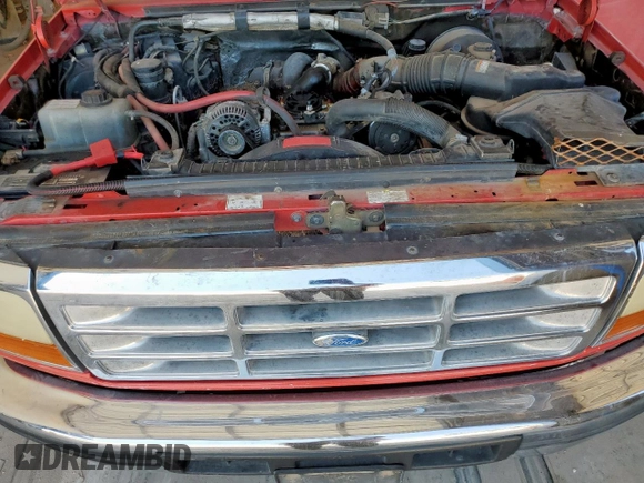 1995 Ford F-350 with VIN 1FTJW35F5SEA46141, listed as a Copart auction lot 63977585 with 386,819 mi miles and Salvage title. Bid and sale history available at DreamBid. Image 11.