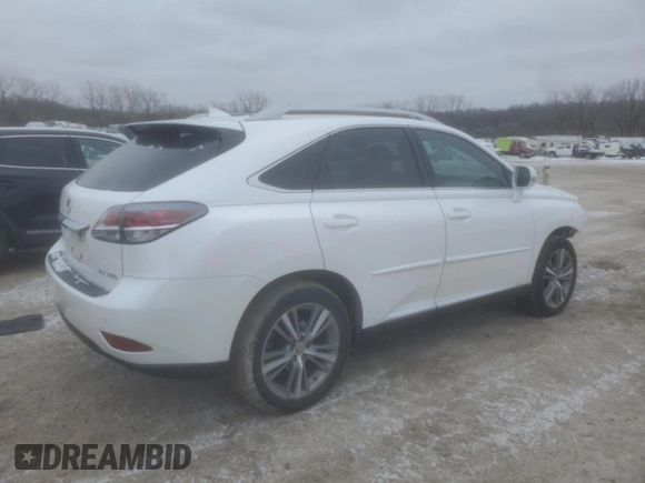 2015 Lexus RX 350 with VIN 2T2BK1BA2FC264667, listed as a Copart auction lot 45875085 with 109,746 mi miles and Salvage Title. Bid and sale history available at DreamBid. Image 3.