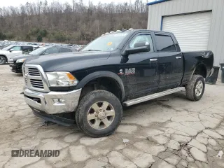 2015 Ram 2500 Big Horn with VIN 3C6UR5DL2FG569002, listed as a Copart auction lot 43965245 with 147,592 mi miles and Salvage title. Bid and sale history available at DreamBid. Image 1.
