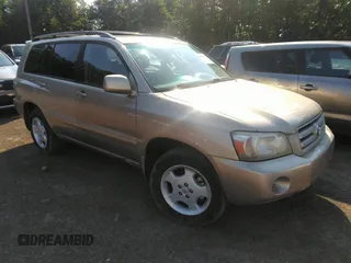 2007 Toyota Highlander w/3rd Row with VIN JTEEP21A370217620, listed as a IAAI auction lot 42595865 with 144,059 mi miles and . Bid and sale history available at DreamBid. Image 1.