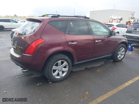 2006 Nissan Murano SL with VIN JN8AZ08W76W506485, listed as a IAAI auction lot 41992620 with 208,287 mi miles. Bid and sale history available at carsss.com. Image 4.