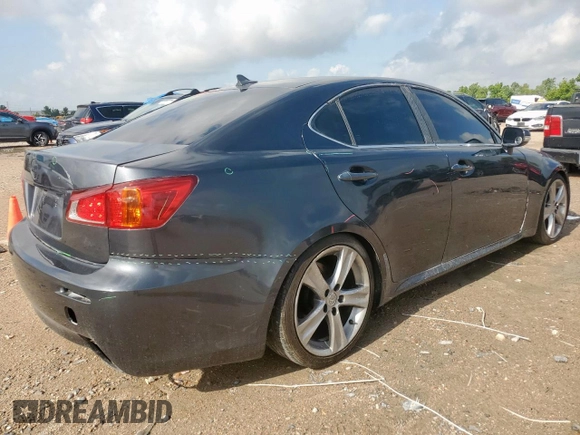 2010 Lexus IS 250 with VIN JTHBF5C26A5123922, listed as a Copart auction lot 64084835 with 159,652 mi miles and Salvage title. Bid and sale history available at DreamBid. Image 3.