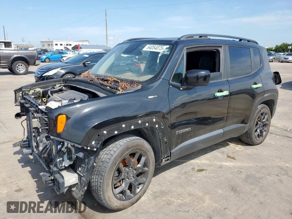 2018 Jeep Renegade Latitude with VIN ZACCJABB8JPH77245, listed as a Copart auction lot 64054075 with Not provided miles and Clean title. Bid and sale history available at DreamBid. Image 1.