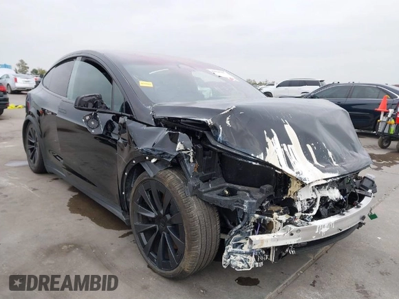 2023 Tesla Model X Plaid with VIN 7SAXCBE63PF376320, listed as a IAAI auction lot 40954738 with Not Provided miles and . Bid and sale history available at DreamBid. Image 1.