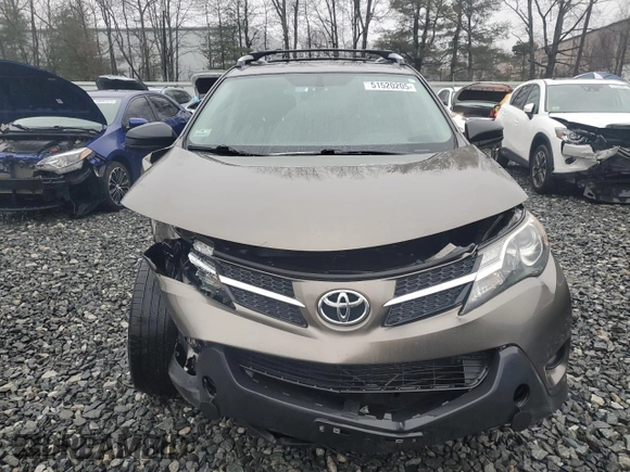 2015 Toyota RAV4 LE with VIN JTMBFREV2FD166618, listed as a Copart auction lot 51520205 with 135,829 mi miles and Clean Title. Bid and sale history available at carsss.com. Image 5.