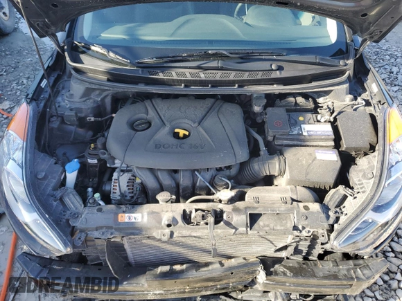 2013 Hyundai Elantra Coupe GS with VIN KMHDH6AE0DU001327, listed as a Copart auction lot 82601274 with 45,293 mi miles and Salvage Title. Bid and sale history available at carsss.com. Image 11.
