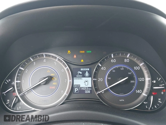 2015 Infiniti QX80 with VIN JN8AZ2NE9F9086475, listed as a IAAI auction lot 42783811 with 114,053 mi miles and . Bid and sale history available at DreamBid. Image 7.