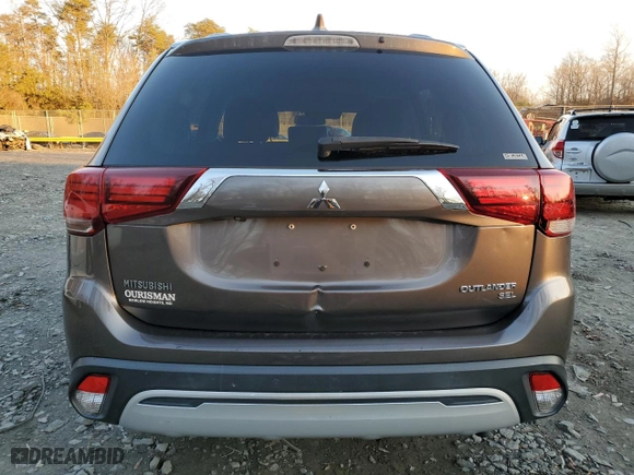 2019 Mitsubishi Outlander ES with VIN JA4AZ3A38KZ016654, listed as a Copart auction lot 87302224 with 67,307 mi miles and Salvage Title. Bid and sale history available at carsss.com. Image 6.