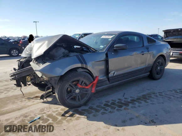 2013 Ford Mustang V6 with VIN 1ZVBP8AMXD5269052, listed as a Copart auction lot 87632855 with 0 mi miles and Salvage Title. Bid and sale history available at carsss.com. Image 1.