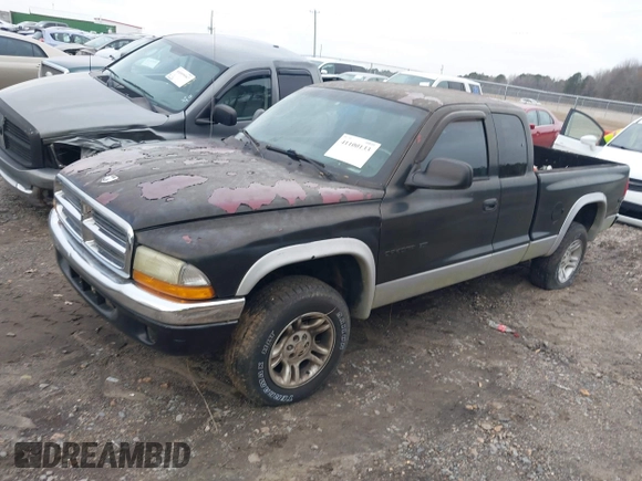 2001 Dodge Dakota SLT with VIN 1B7GG22XX1S255292, listed as a IAAI auction lot 41100133 with 168,454 mi miles and . Bid and sale history available at carsss.com. Image 2.