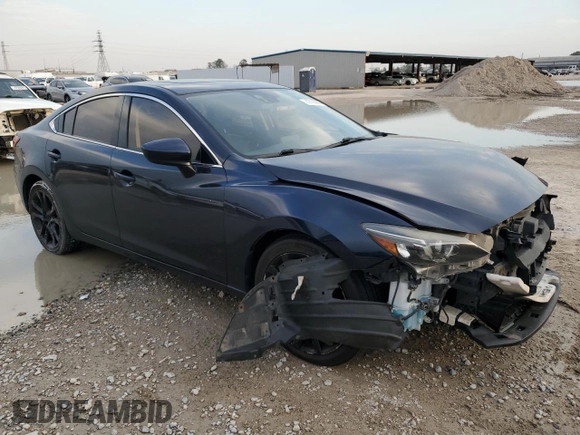 2016 Mazda 6 i Grand Touring with VIN JM1GJ1W52G1455618, listed as a Copart auction lot 47136835 with 109,802 mi miles and Salvage Title. Bid and sale history available at DreamBid. Image 4.