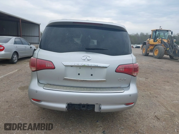 2012 Infiniti QX56 8-passenger with VIN JN8AZ2ND1C9715021, listed as a IAAI auction lot 41893659 with 170,969 mi miles and . Bid and sale history available at DreamBid. Image 16.