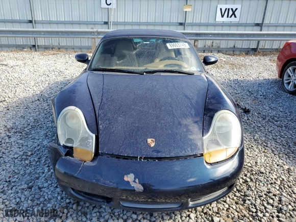 2000 Porsche Boxster S with VIN WP0CB298XYU662801, listed as a Copart auction lot 89003745 with 204,365 mi miles and Salvage Title. Bid and sale history available at carsss.com. Image 5.