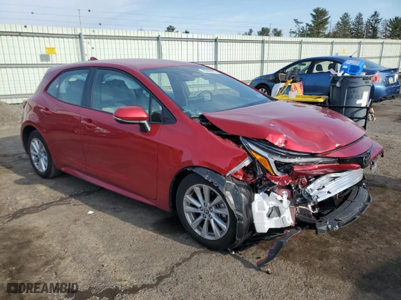 2025 Toyota Corolla Hatchback SE with VIN JTND4MBE4S3233768, listed as a Copart auction lot 48900695 with 1,687 mi miles and Salvage Title. Bid and sale history available at carsss.com. Image 4.