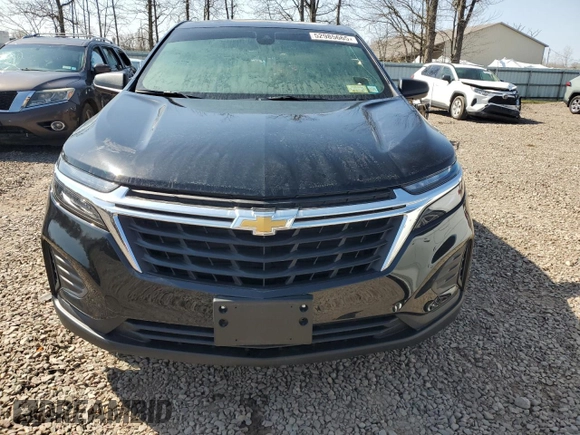 2024 Chevrolet Equinox LS with VIN 3GNAXHEG3RL213987, listed as a Copart auction lot 52985665 with Not Provided miles and Salvage Title. Bid and sale history available at DreamBid. Image 5.