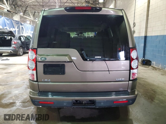2012 Land Rover LR4 Lux with VIN SALAK2D41CA602744, listed as a Copart auction lot 52547855 with 164,036 mi miles and Salvage title. Bid and sale history available at DreamBid. Image 6.