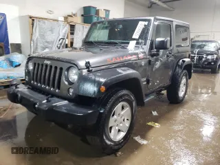 2018 Jeep Wrangler Sport S with VIN 1C4GJWAG5JL851446, listed as a Copart auction lot 47296905 with 63,043 mi miles and Salvage Title. Bid and sale history available at carsss.com. Image 1.