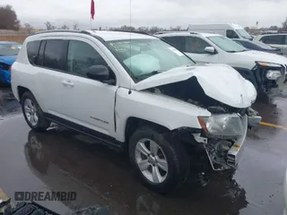 2016 Jeep Compass Sport with VIN 1C4NJCBA3GD641835, listed as a IAAI auction lot 41740185 with 138,150 mi miles. Bid and sale history available at carsss.com. Image 1.