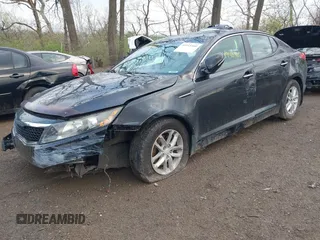 2012 Kia Optima LX with VIN 5XXGM4A72CG038323, listed as a IAAI auction lot 41943460 with 209,668 mi miles and . Bid and sale history available at carsss.com. Image 6.