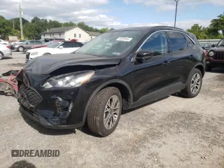 2020 Ford Escape SEL with VIN 1FMCU9H63LUC52655, listed as a Copart auction lot 64839554 with 34,404 mi miles and Salvage title. Bid and sale history available at DreamBid. Image 1.