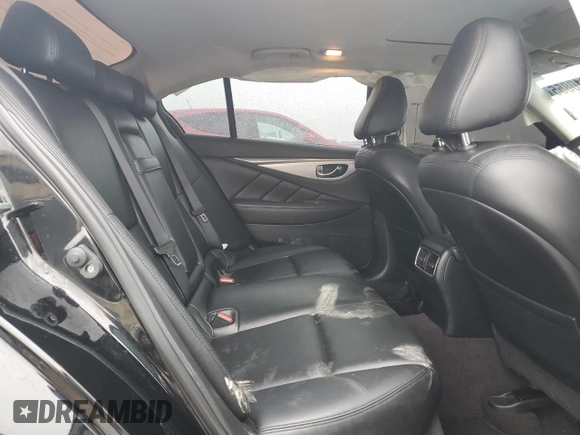 2021 Infiniti Q50 Luxe with VIN JN1EV7BP5MM706988, listed as a Copart auction lot 43010855 with 80,701 mi miles and Salvage title. Bid and sale history available at DreamBid. Image 10.