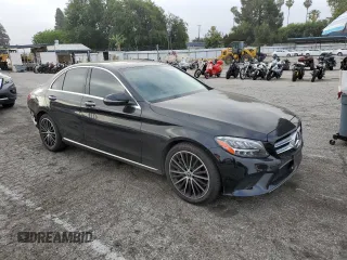 2021 Mercedes-Benz C 300 with VIN W1KWF8DB4MR610817, listed as a Copart auction lot 57913455 with 40,810 mi miles and Salvage title. Bid and sale history available at DreamBid. Image 4.
