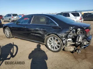 2015 Audi A8 L 4.0T with VIN WAU32AFD7FN041466, listed as a Copart auction lot 47211805 with 85,446 mi miles and Salvage Title. Bid and sale history available at carsss.com. Image 2.