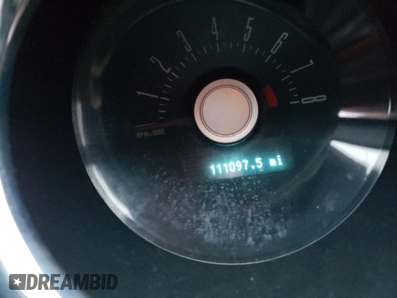 2012 Ford Mustang V6 Premium with VIN 1ZVBP8AM5C5233817, listed as a Copart auction lot 81332364 with 111,097 mi miles and Salvage Title. Bid and sale history available at carsss.com. Image 9.