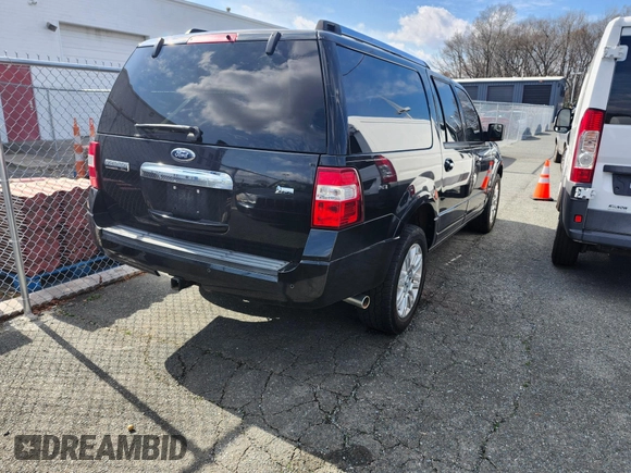 2013 Ford Expedition EL Limited with VIN 1FMJK1K51DEF21343, listed as a IAAI auction lot 41562227 with 1 mi miles. Bid and sale history available at carsss.com. Image 4.