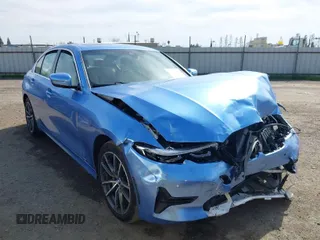 2022 BMW 3 Series 330e with VIN 3MW5P7J01N8C37289, listed as a IAAI auction lot 41765524 with 1 mi miles. Bid and sale history available at carsss.com. Image 1.