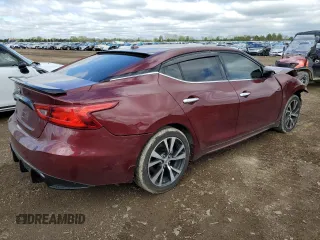 2017 Nissan Maxima SV with VIN 1N4AA6AP3HC363862, listed as a Copart auction lot 55650735 with 86,766 mi miles and Clean Title. Bid and sale history available at DreamBid. Image 3.