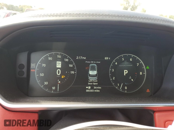 2017 Land Rover Range Rover with VIN SALGV5FE0HA328694, listed as a Copart auction lot 71303274 with 85,303 mi miles and Salvage title. Bid and sale history available at DreamBid. Image 9.