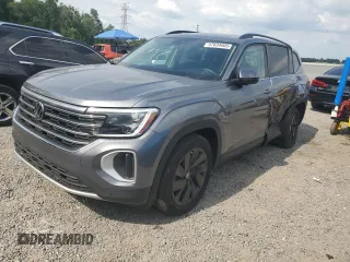 2024 Volkswagen Atlas SE with VIN 1V2JR2CA5RC597456, listed as a Copart auction lot 57634905 with 8,994 mi miles and Salvage title. Bid and sale history available at DreamBid. Image 1.