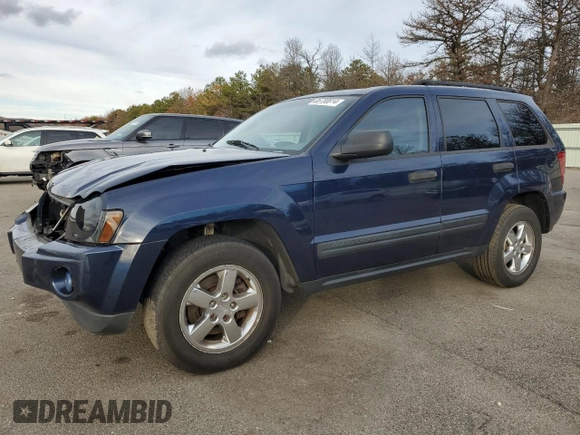 2006 Jeep Grand Cherokee Laredo with VIN 1J4HS48N36C254727, listed as a Copart auction lot 85730814 with 154,404 mi miles and Salvage Title. Bid and sale history available at carsss.com. Image 1.