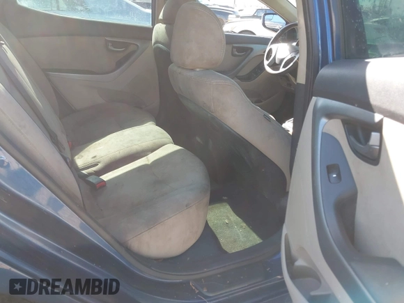 2016 Hyundai Elantra SE with VIN 5NPDH4AE1GH655759, listed as a IAAI auction lot 41721601 with 152,787 mi miles. Bid and sale history available at carsss.com. Image 8.