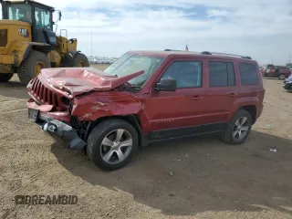 2017 Jeep Patriot High Altitude with VIN 1C4NJRFB5HD154966, listed as a Copart auction lot 56025145 with 111,542 mi miles and Salvage title. Bid and sale history available at DreamBid. Image 1.